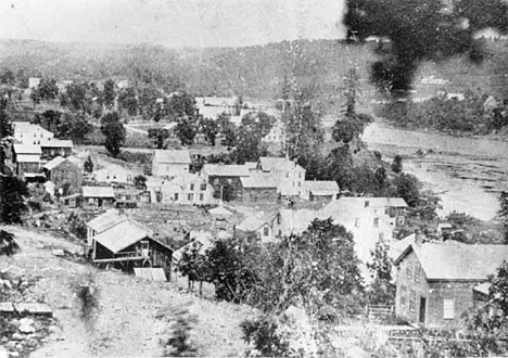 General view, Taylors Falls Minnesota, 1861