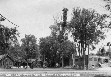 Gull Lake Store and Resort, Tenstrike Minnesota, 1950's