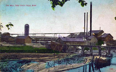 Sawmill, Thief River Falls Minnesota, 1910