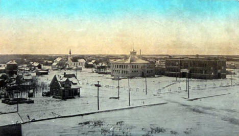 Birds eye view, Thief River Falls Minnesota, 1912