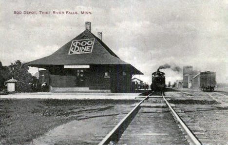Soo Depot, Thief River Falls Minnesota, 1909