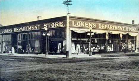 Loken's Department Store, Thief River Falls Minnesota, 1920's?