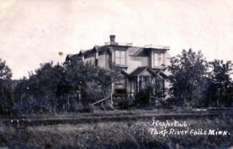 Hospital, Thief River Falls Minnesota, 1907