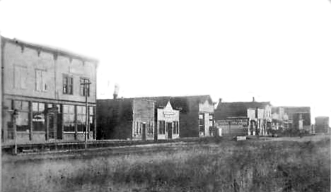 Main Street, Tintah Minnesota, 1907