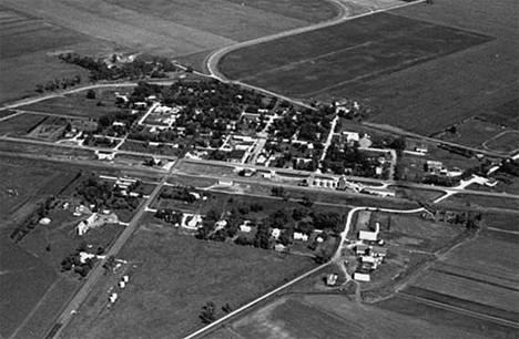 Aerial view, Tintah Minnesota, 1972