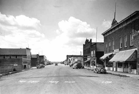 Main Street, Tower Minnesota, 1940