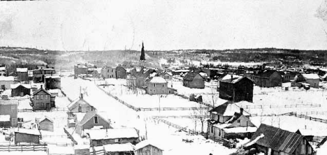 Bird's-eye view of Tower Minnesota, 1905