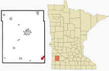 Location of Tracy, Minnesota
