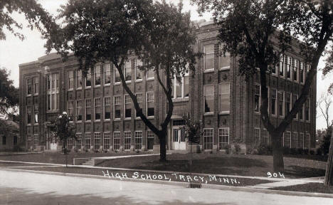 High School, Tracy Minnesota, 1930's