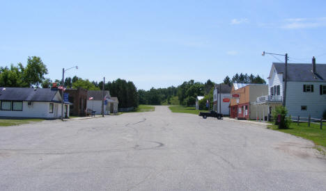 Street scene, Trail Minnesota, 2008