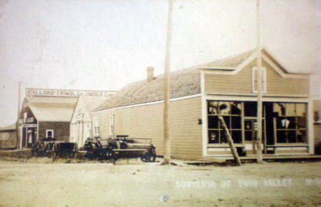 Lumber Yard, Twin Valley Minnesota, 1910's?