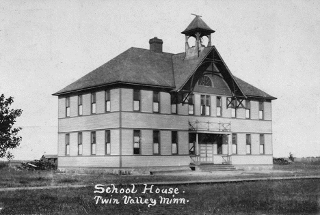 School House, Twin Valley Minnesota, 1910's