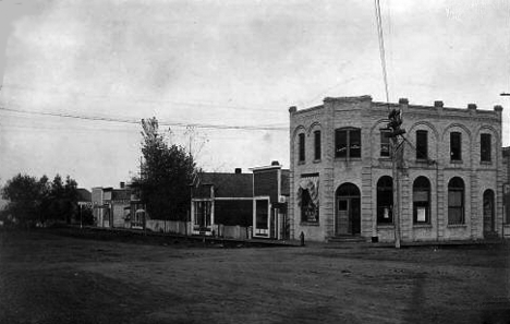 Street Scene, Twin Valley Minnesota, 1910's