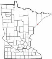 Location of Two Harbors Minnesota