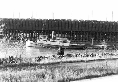 Tugboat Edna G, Agate Bay, Two Harbors Minnesota, 1982