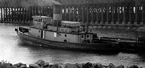 Tug Edna G. at Two Harbors Minnesota, 1974