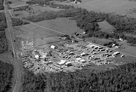 Aerial view, Two Harbors Minnesota, 1970