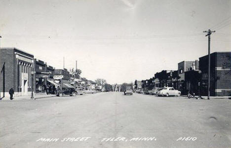 Main Street, Tyler Minnesota, 1953