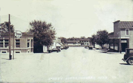 Street scene, Vergas Minnesota, 1930's