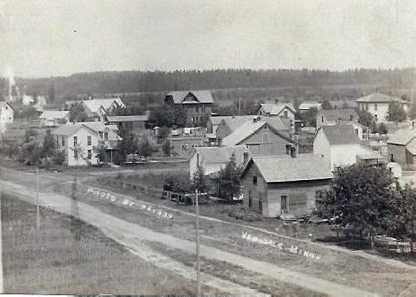 General view, Verndale Minnesota, 1910s?