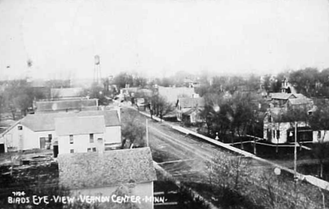 Birds eye view, Vernon Center Minnesota, 1911