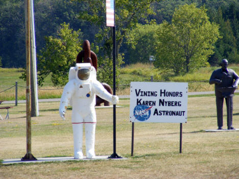 Monument to Karen Nyberg, Vining Resident, 2008