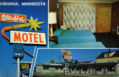 Starfire Motel, Virginia Minnesota, 1970's