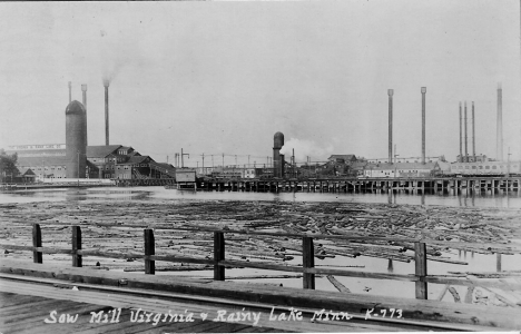 Virginia and Rainy Lake Company Sawmill, Virginia Minnesota, 1911