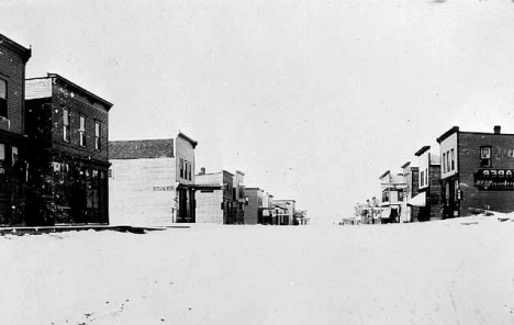 Street scene, Virginia Minnesota, 1895