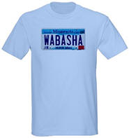 Wabasha Minnesota License Plate T-Shirt