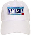 Wabasha Minnesota License Plate Cap