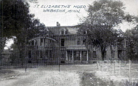 St. Elizabeth's Hospital, Wabasha Minnesota, 1908