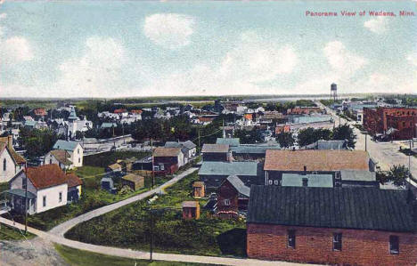 Birds eye view, Wadena Minnesota, 1909