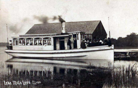 Steamer Luella at Wahkon Minnesota, 1910?