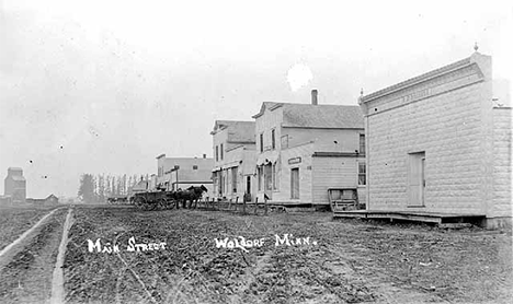 Main Street, Waldorf Minnesota, 1908