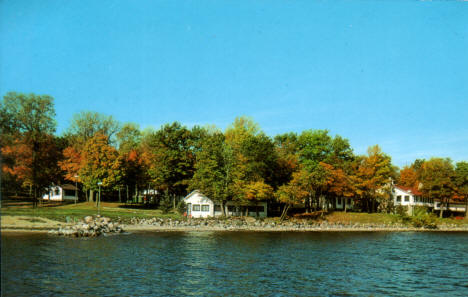 Merit Lodge on Leech Lake, Walker Minnesota, late 1950's