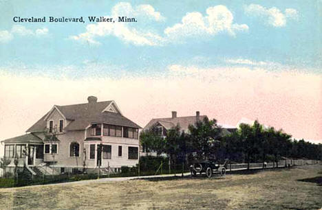 Cleveland Boulevard, Walker Minnesota, 1910