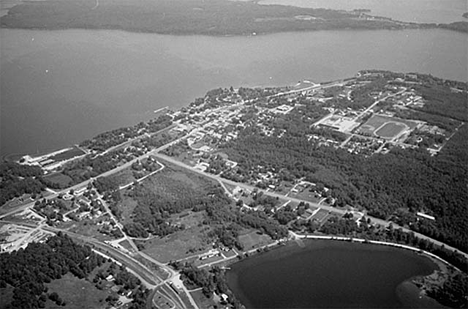 Aerial view, Walker Minnesota, 1973