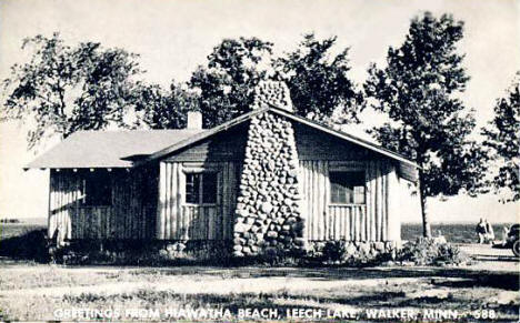 Hiawatha Beach, Walker Minnesota, 1946