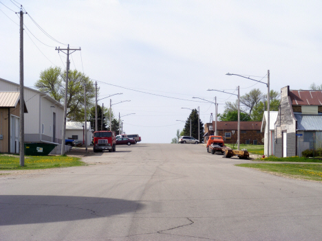 Street view, Walters Minnesota, 2014