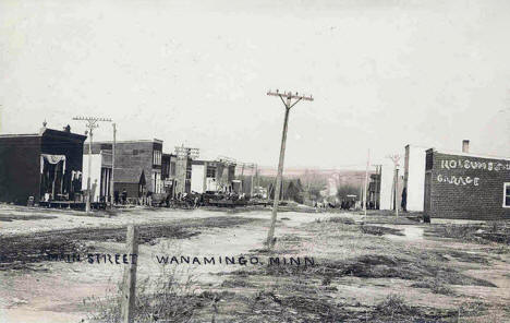 Main Street, Wanamingo Minnesota, 1910