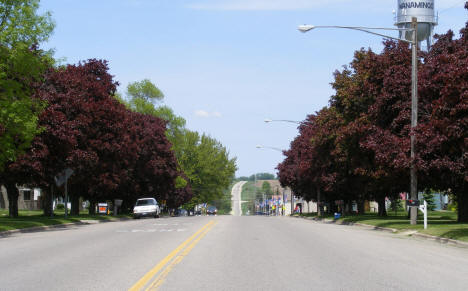 Street scene, Wanamingo Minnesota, 2010