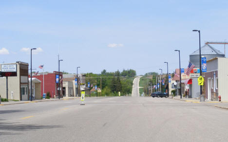 Street scene, Wanamingo Minnesota, 2010