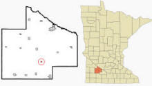 Location of Wanda Minnesota