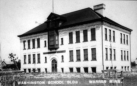 Washington School, Warren Minnesota, 1912