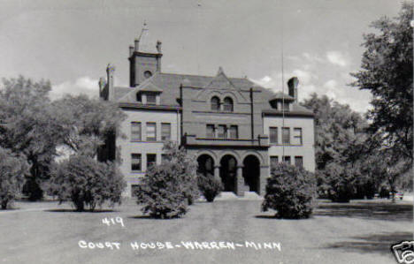 Court House, Warren Minnesota, 1940's?