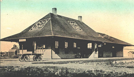 Soo Line Depot, Warren Minnesota, 1908