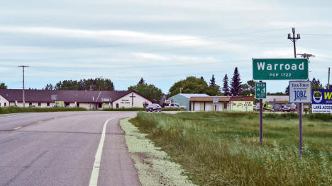 Entering Warroad from the east, 2009
