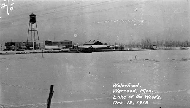 Warroad Minnesota Waterfront, 1918