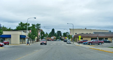 Street scene, Warroad Minnesota, 2009